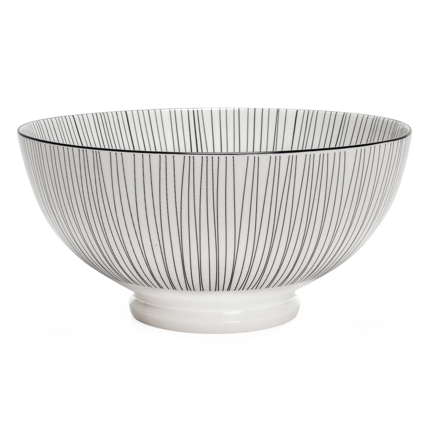 Kiri 8" Large Bowl Black Line