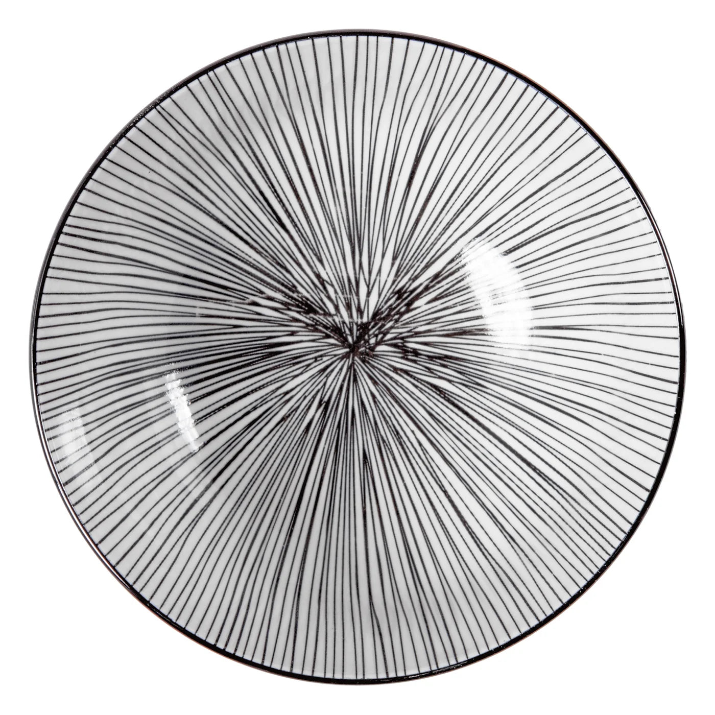 Kiri 8" Large Bowl Black Line
