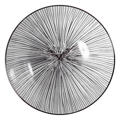 Kiri 8" Large Bowl Black Line