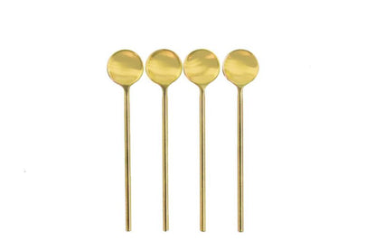 Gold Thin Spoon 5" (Each sold separately)