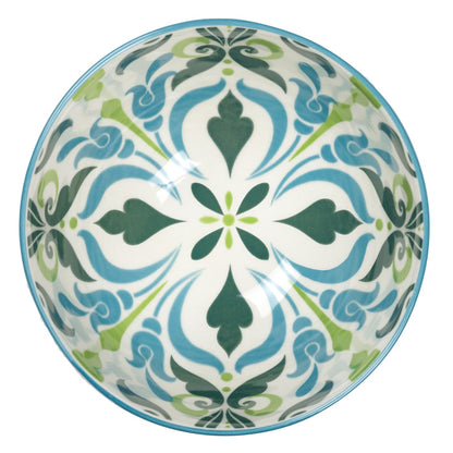 Kiri 4.5" Small Bowl Teal Filigree