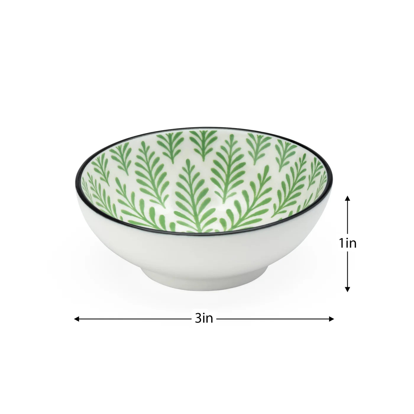 Kiri 3" Sauce Dish Green Cyprus
