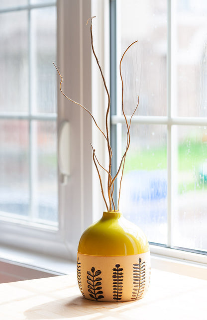 Simple Leaf Vase