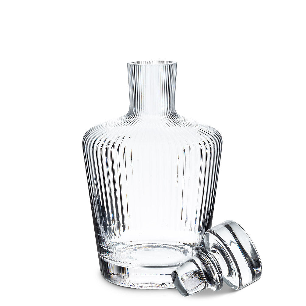 Tight Optic Liquor Decanter 9"h