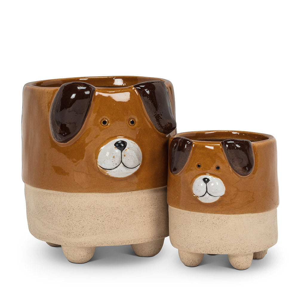 Dog Planter Large 4.5"H