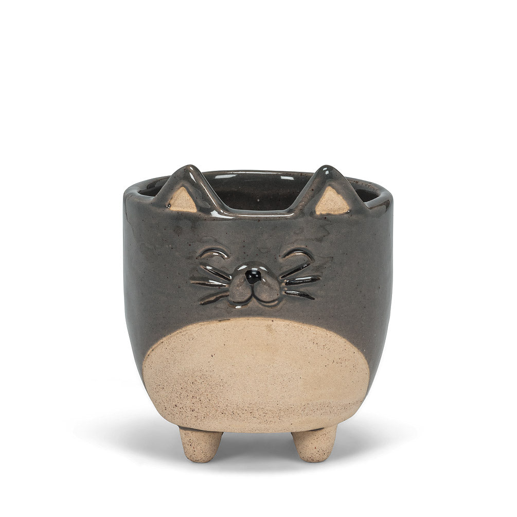 Cat Planter Small 3"H