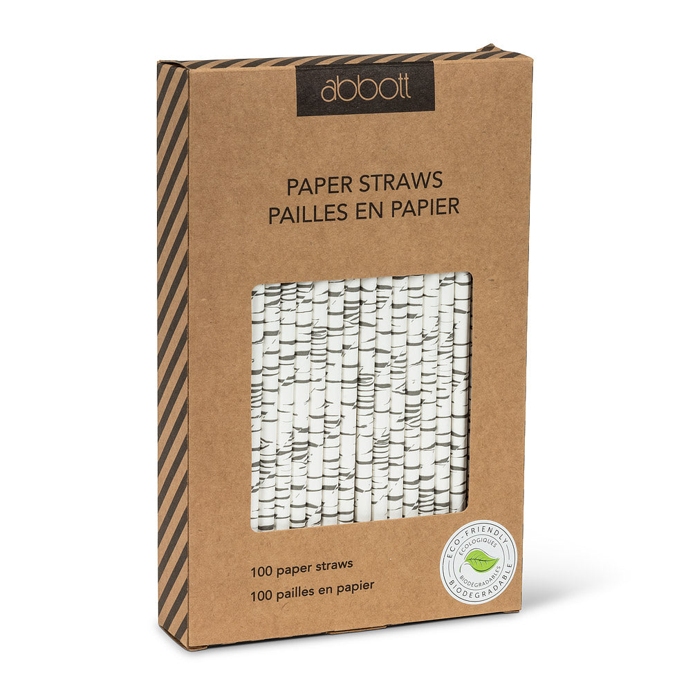 Birch Print Straws