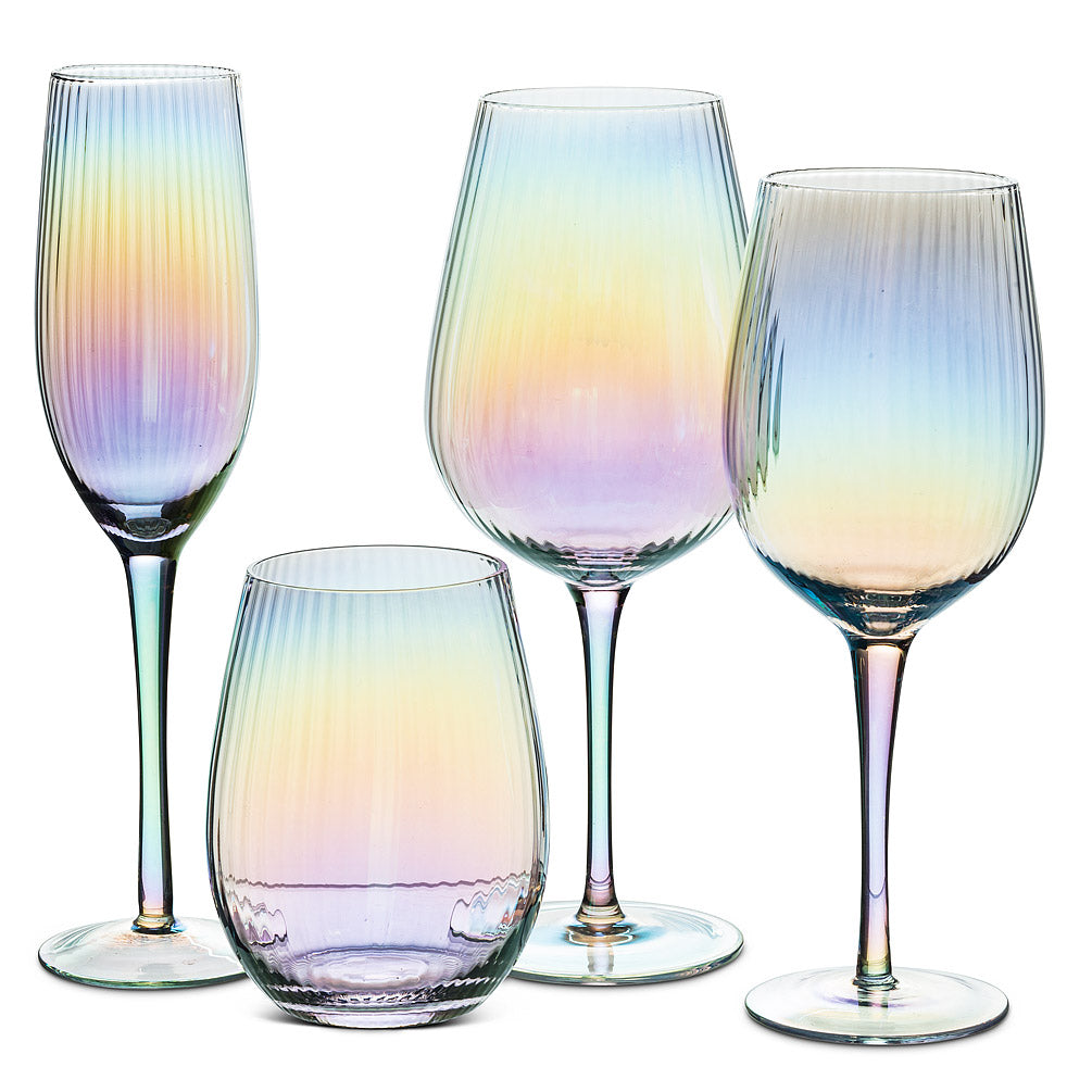 Lustre Optic Small Goblet 5"H 18oz