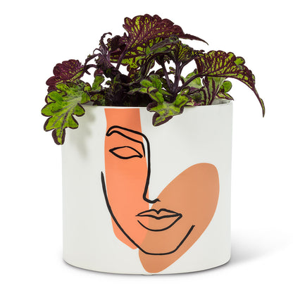 Large Modern Face Planter 5.5"D