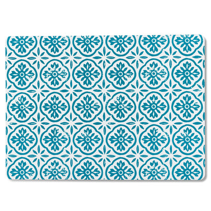 Stamp Tile Placemat Turquoise