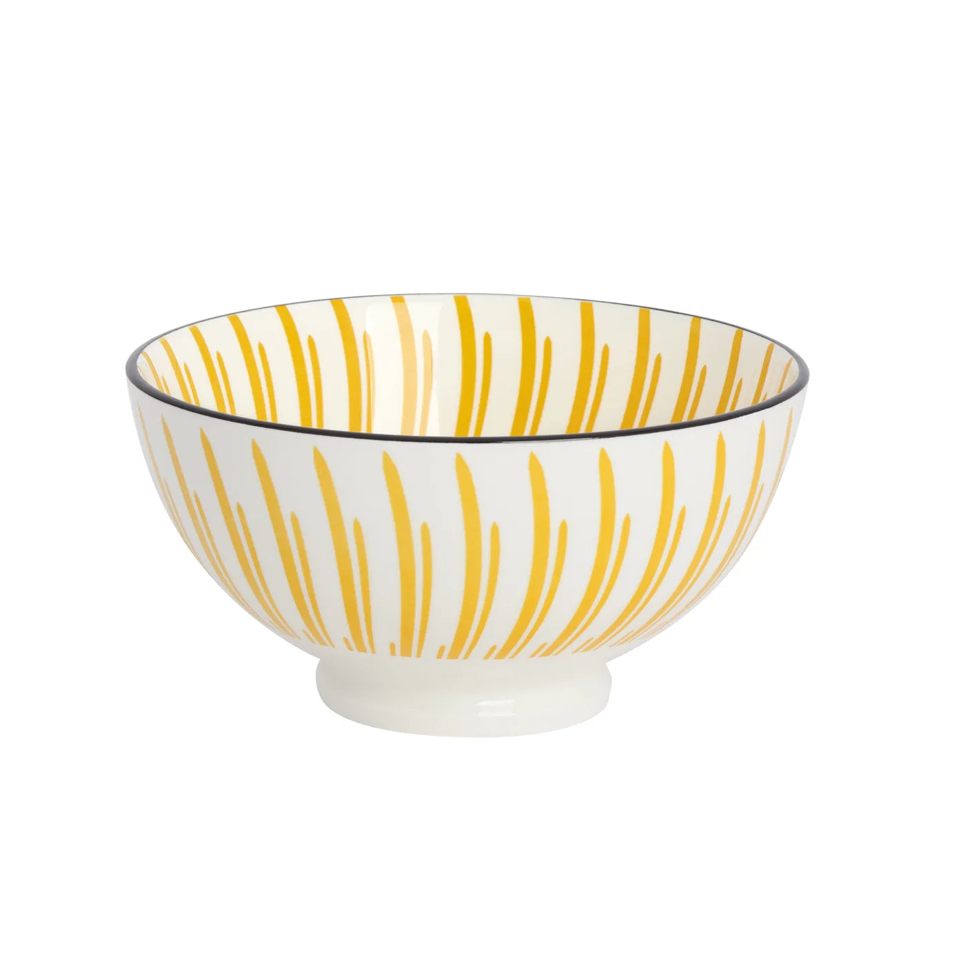 Kiri 4.5" Small Bowl Yellow Sunburst
