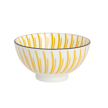 Kiri 4.5" Small Bowl Yellow Sunburst