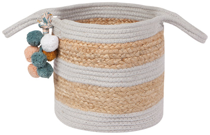 Basket Jute Small Tier Dove Grey