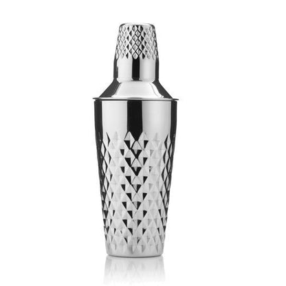 Stainless Steel Faceted Cocktail Shaker