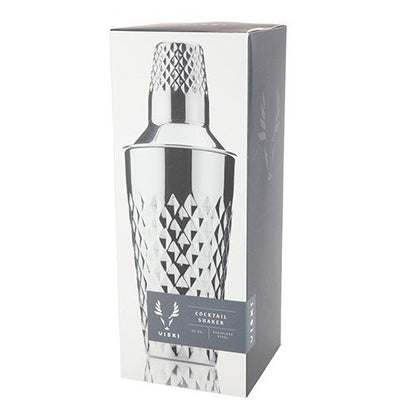 Stainless Steel Faceted Cocktail Shaker