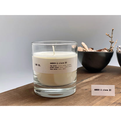 Lab Co. #2 Amber & Clove Candle