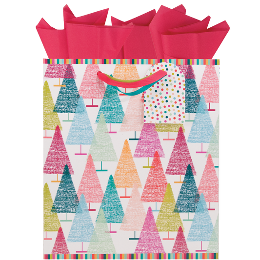 Bottle Brush Tree Gift Bag