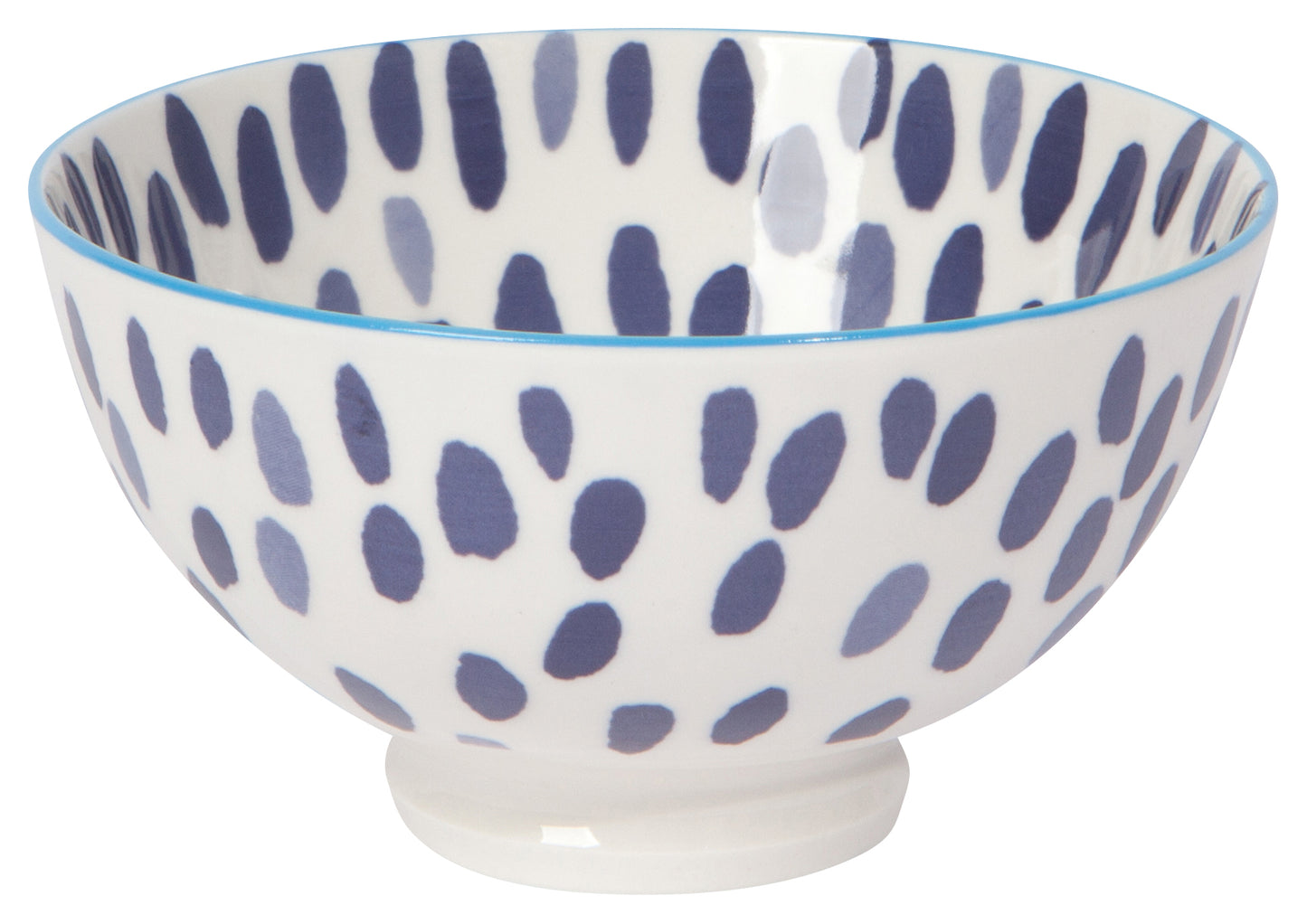 4" Blue Spots Bowl