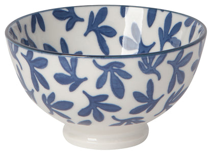 4" Blue Floral Bowl