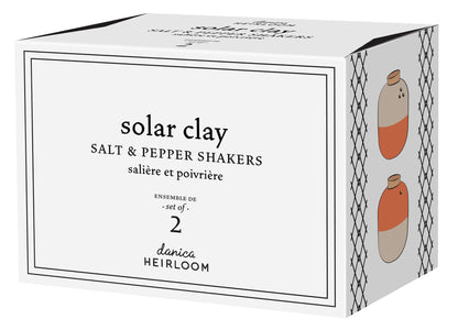 Salt & Pepper Shakers Solar Clay