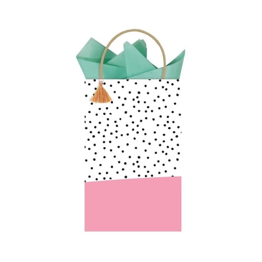 Spotted Pink Minikin Gift Bag