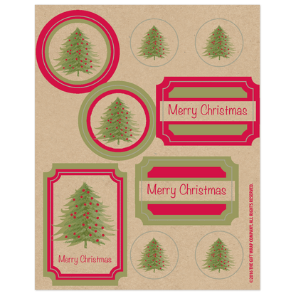 Kraft Tree Holiday Boxed Cards