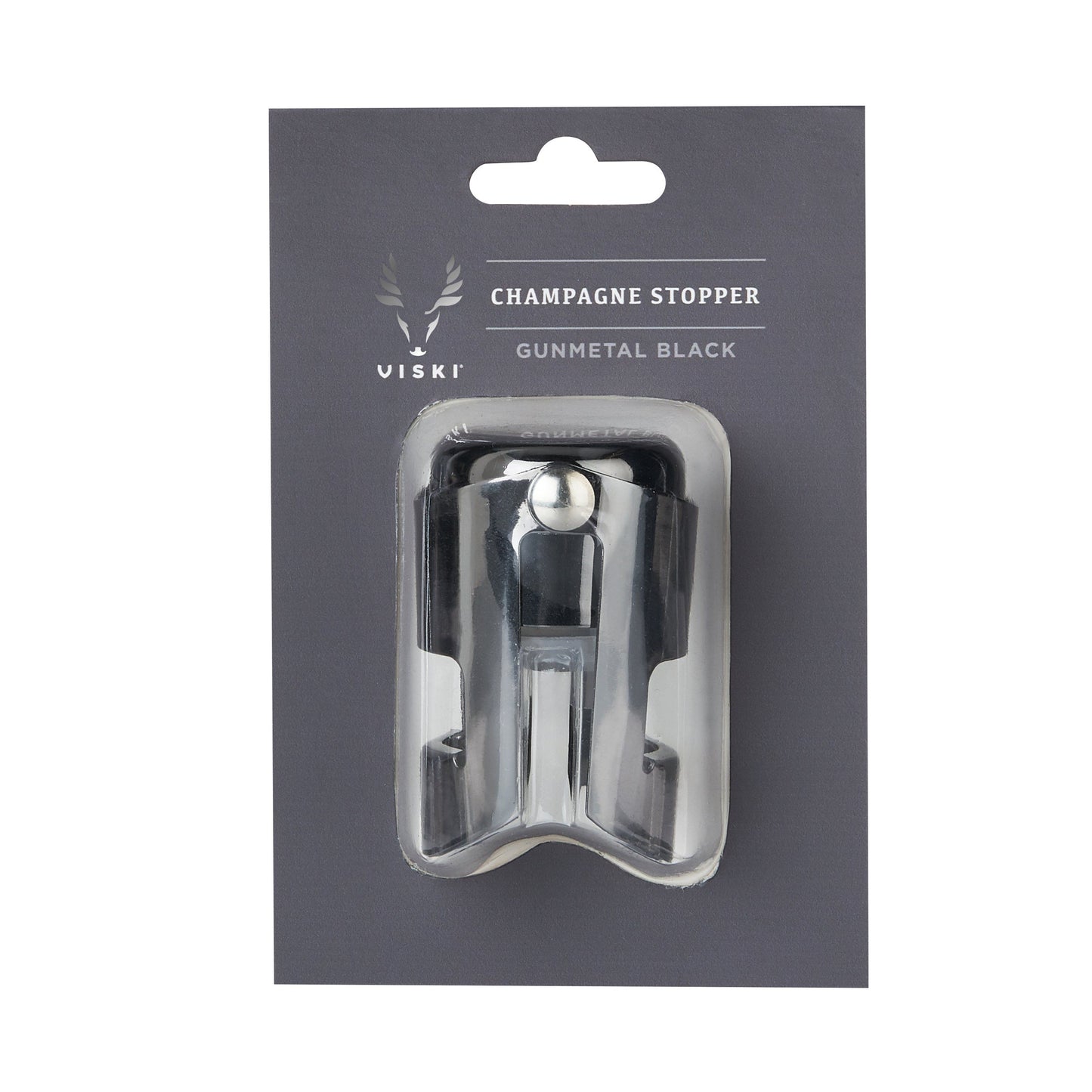 Gummetal Champagne Stopper