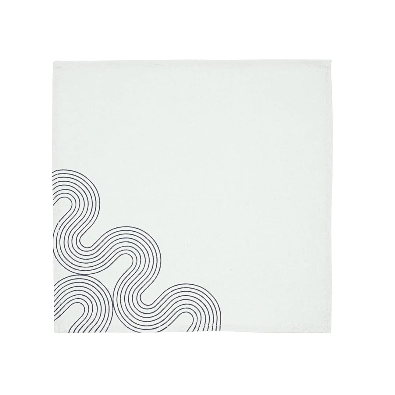Napkins Linen Causeway Geo Set of 2