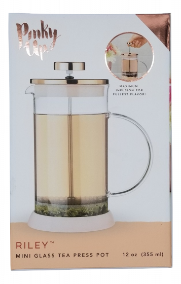 Riley Mini Souk Gold Glass Tea Press Pot