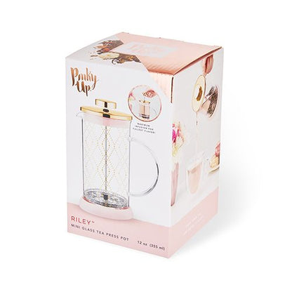 Riley Mini Souk Gold Glass Tea Press Pot