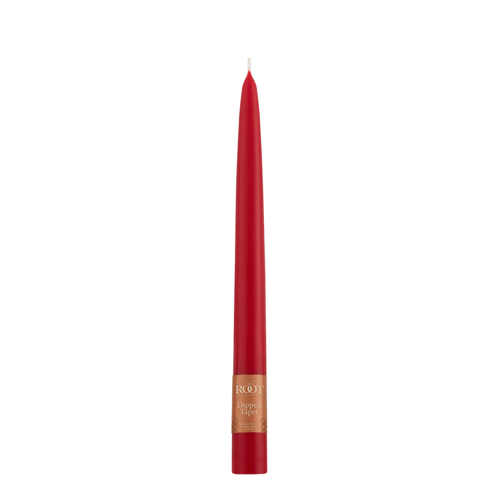 Taper Candle 9" X 7/8" Red