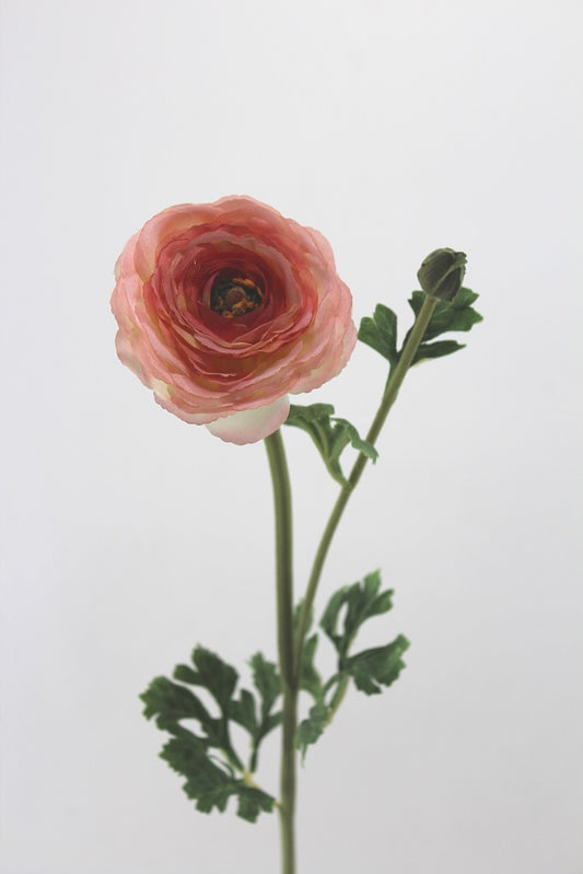 27" Ranunculus Light Pink Flower