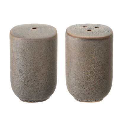 Stoneware Salt & Pepper Shakers