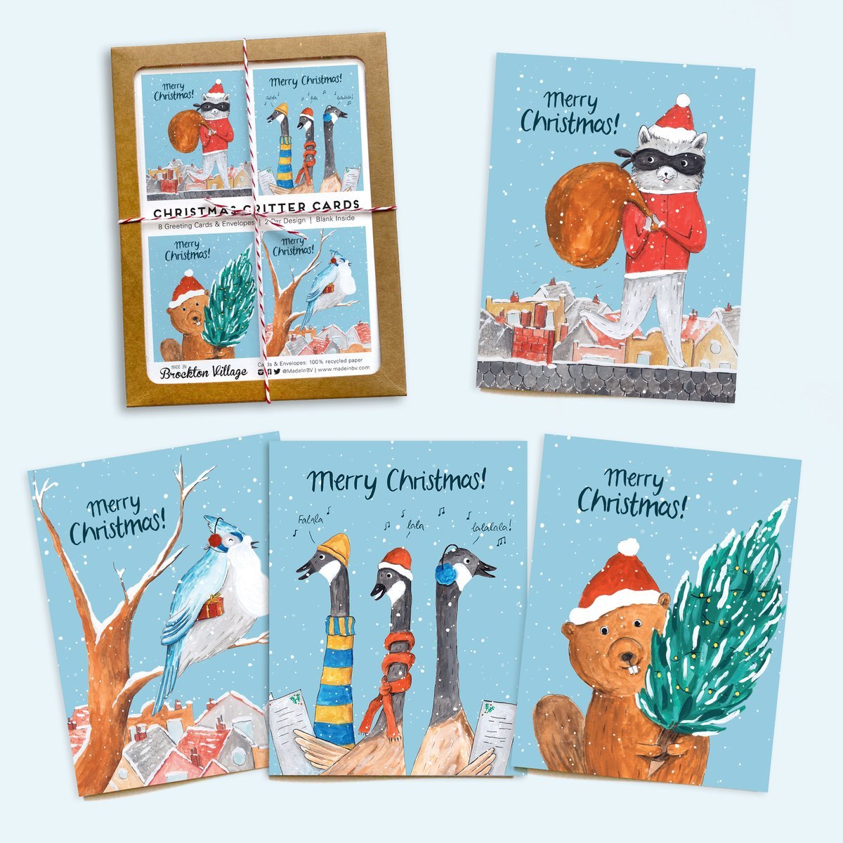 Christmas Critter Collection Boxed Cards