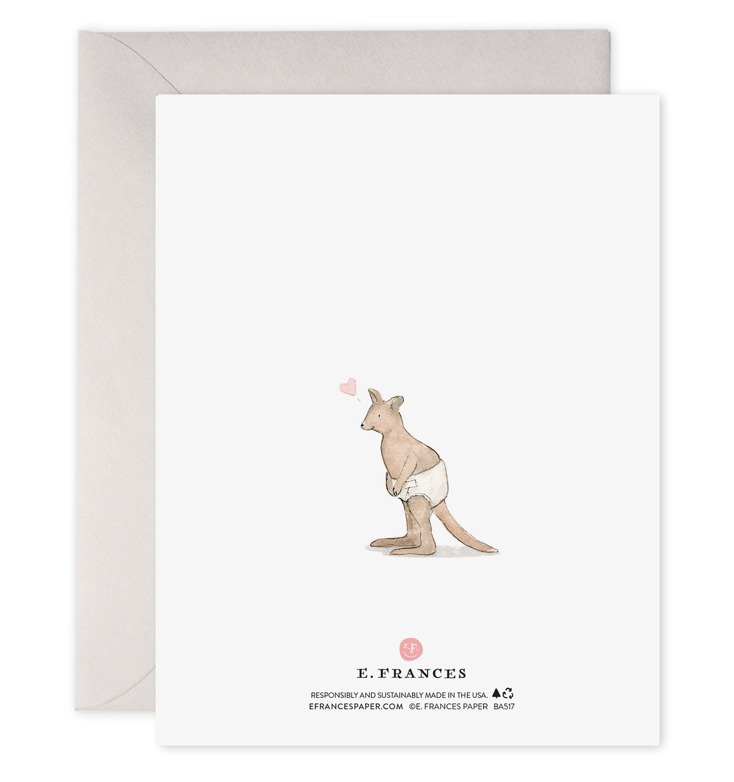 Best World Best New Mom Kangaroo Card
