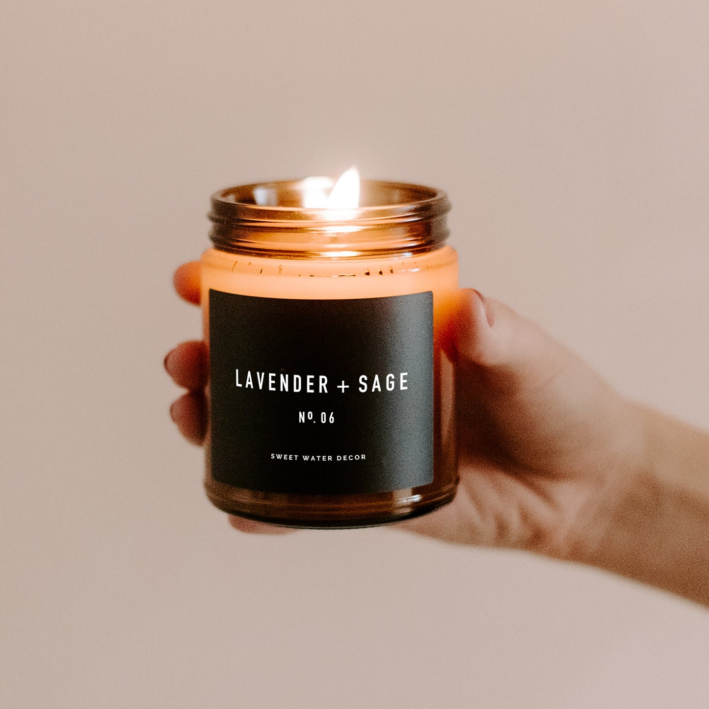 Lavender and Sage Soy Candle