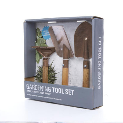 Gardening Tools Bronze Set of 3
