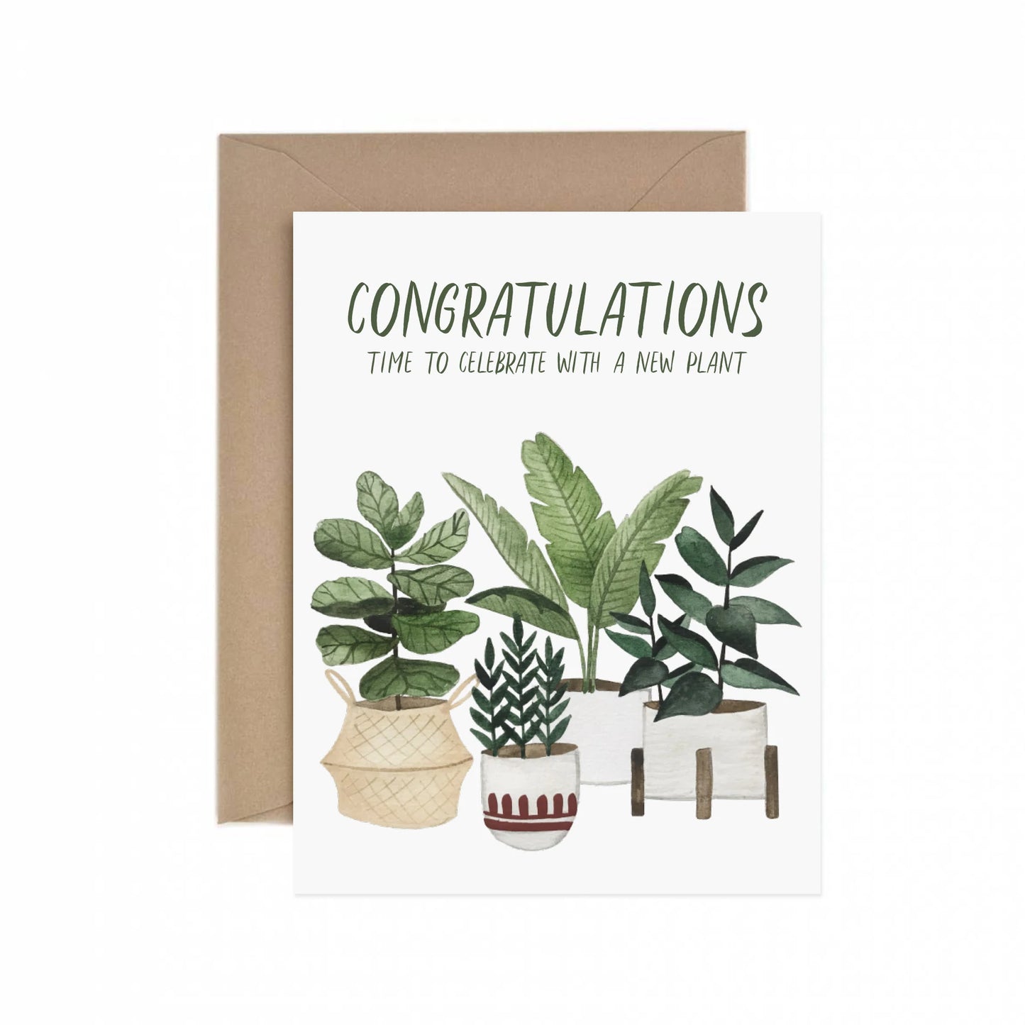 Congratulation New Plant Card
