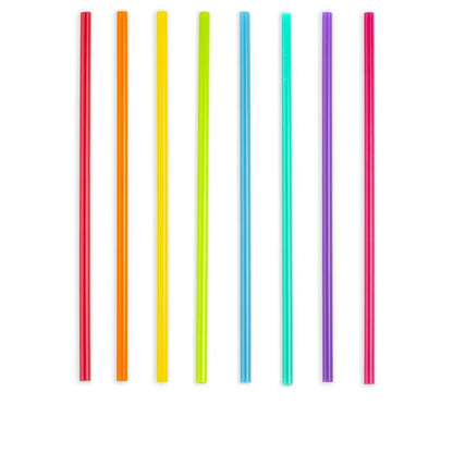 Bright Colour Reusable 11" Straw