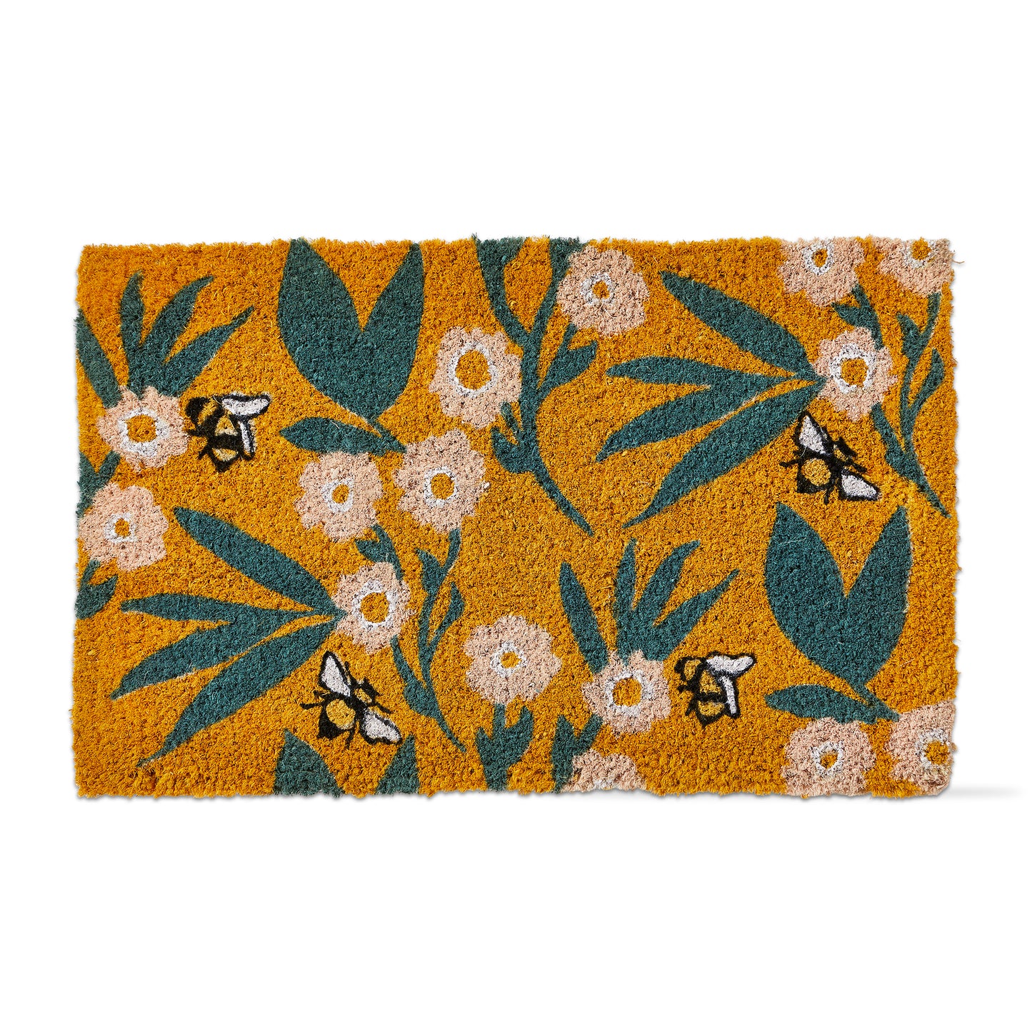 Bee Floral Coir Doormat