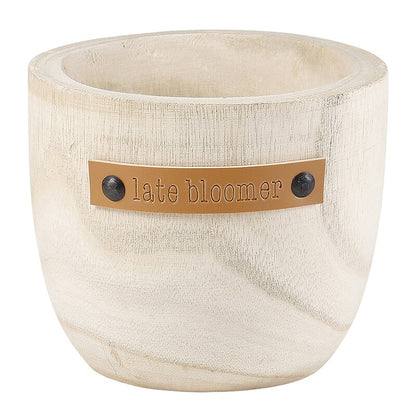 Late Bloomer Wood Planter