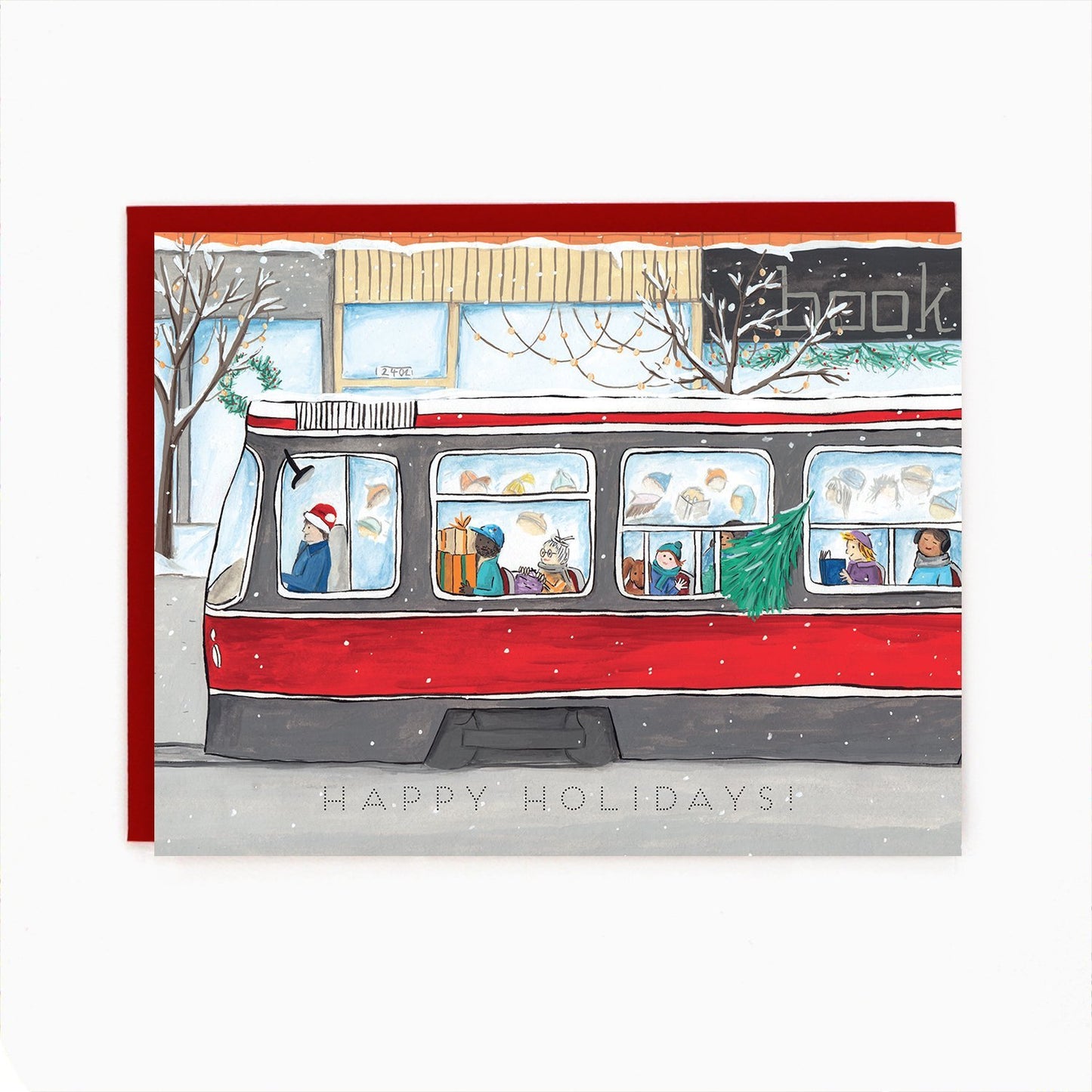 Toronto Streetcar Holiday Card