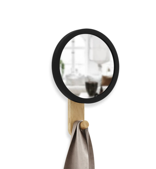 Hub Black Hook Mirror