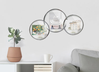 Infinity Chrome Floating Picture Frame - 5" X 7"