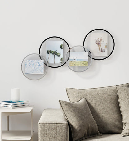 Infinity Chrome Floating Picture Frame - 5" X 7"