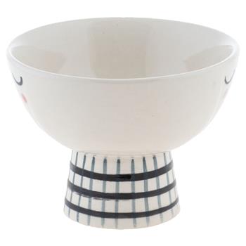 Expression Footed Ceramic Bowl Small