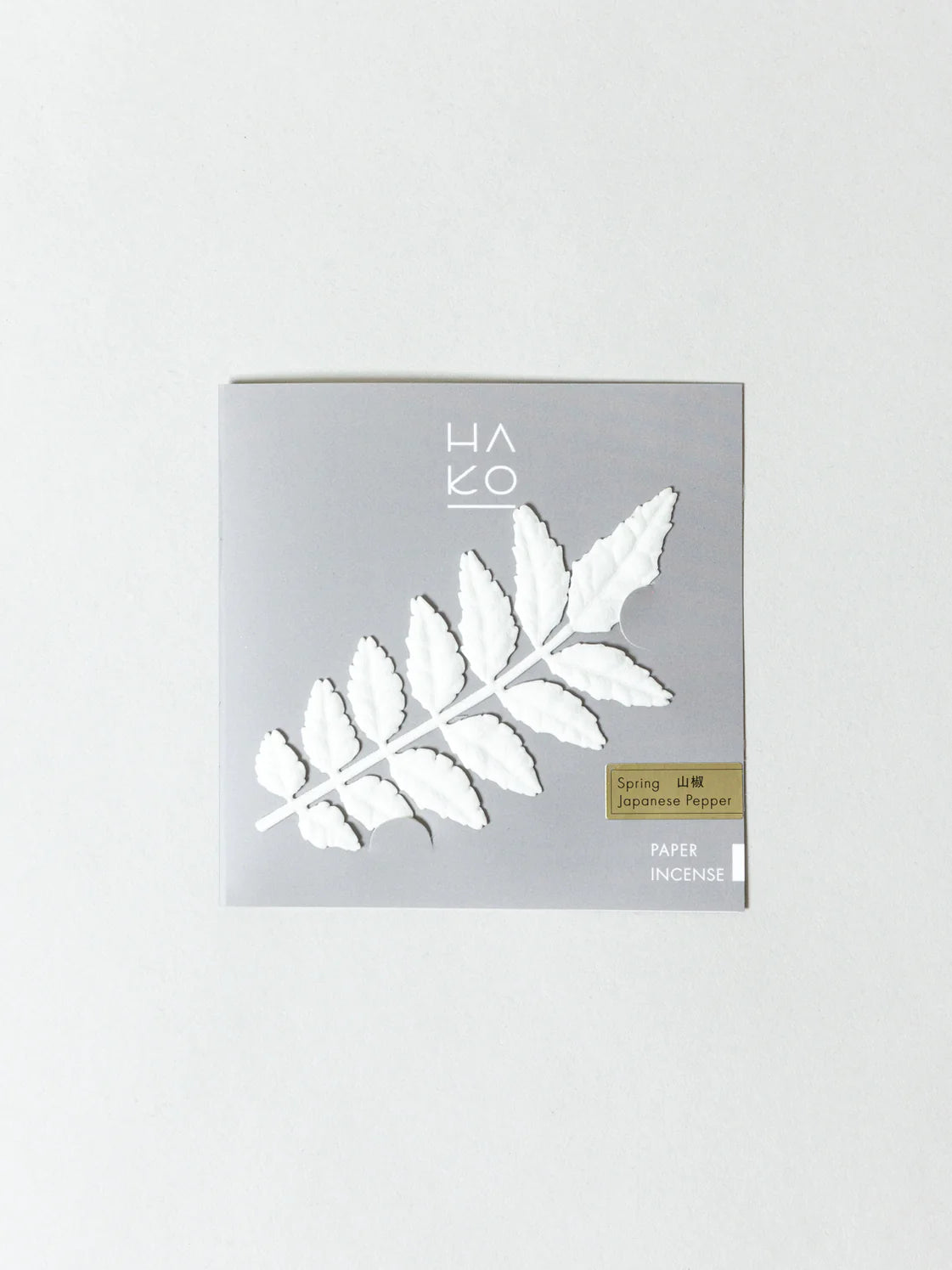 Spring Japanese Pepper Ha Ko Paper Incense