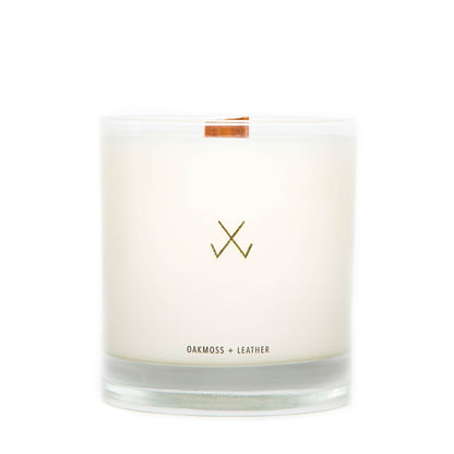 Simple Collection Oakmoss & Leather Candle
