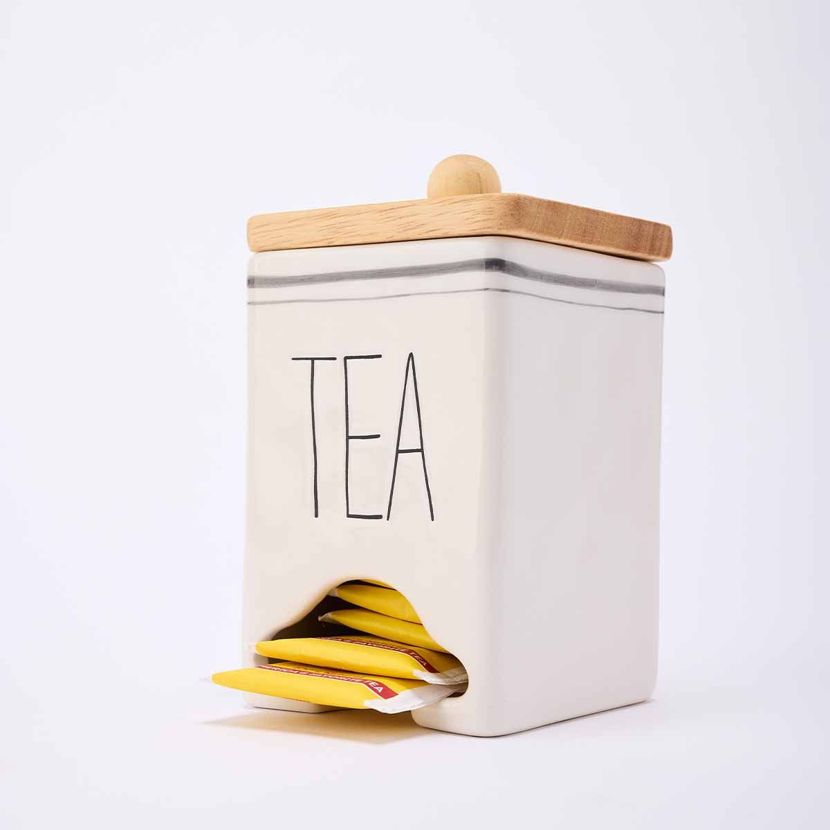 Tea Bag Caddy With Spoon