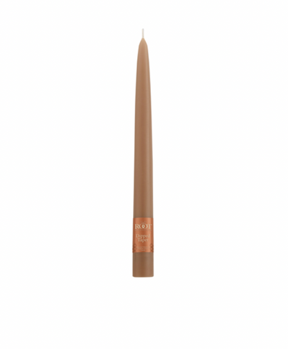 Taper Candle 9" x 7/8" Taupe